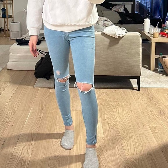 Topshop Skinny Ankle Jeans Size 25 (2)